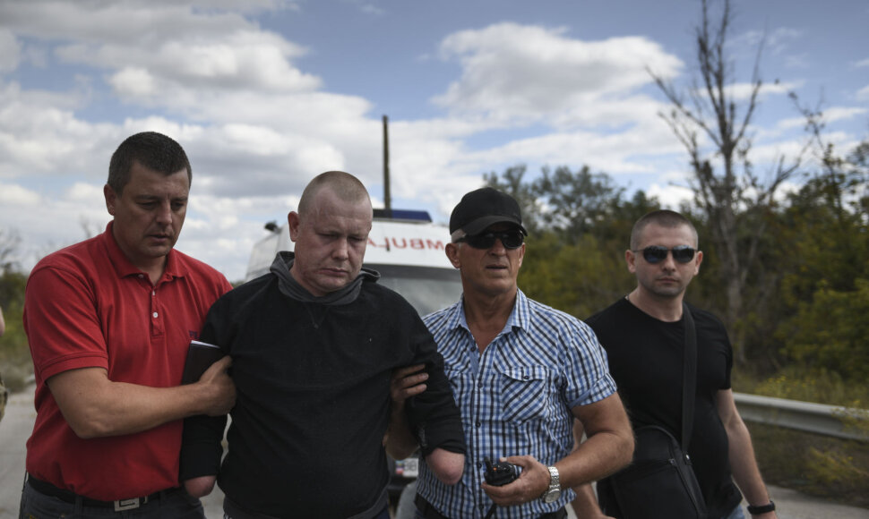 Užimtoje Rytų Ukrainoje kali dar daug ukrainiečių belaisvių