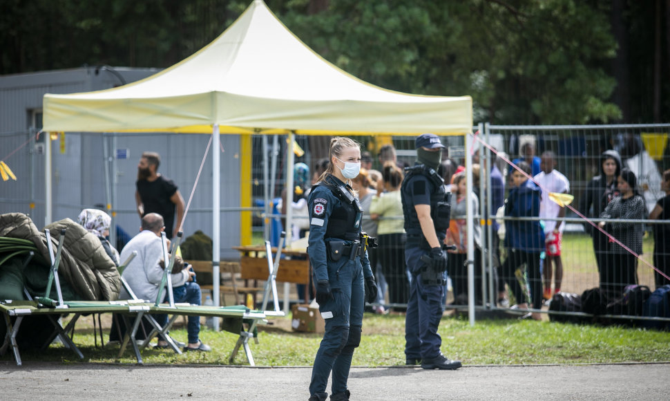 Migrantai Druskininkų užkardoje