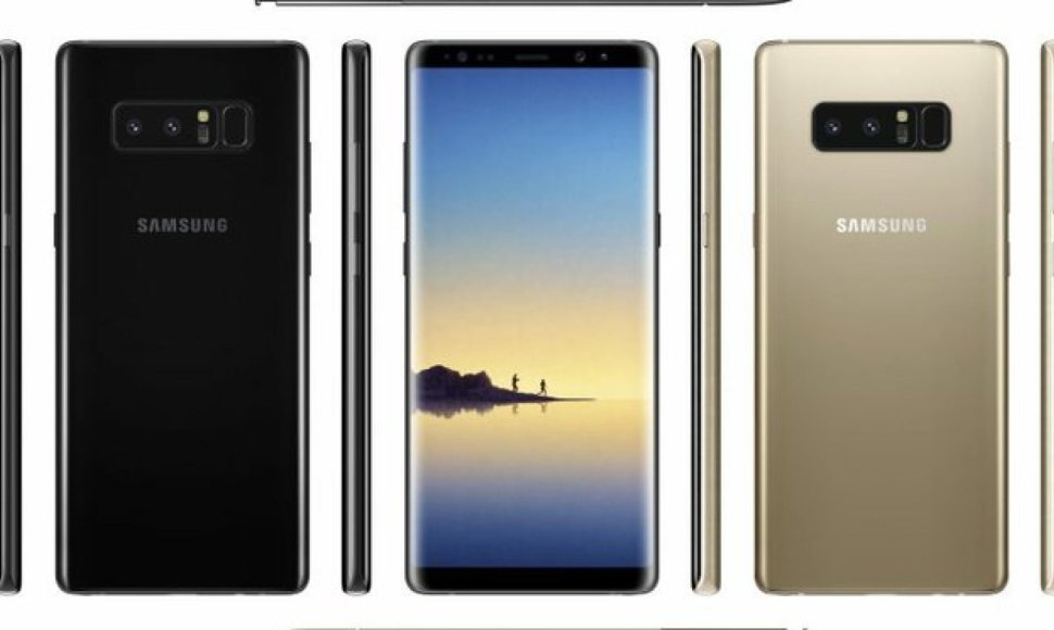 Kuo „Samsung Galaxy Note 8“ skirsis nuo „Galaxy S8“