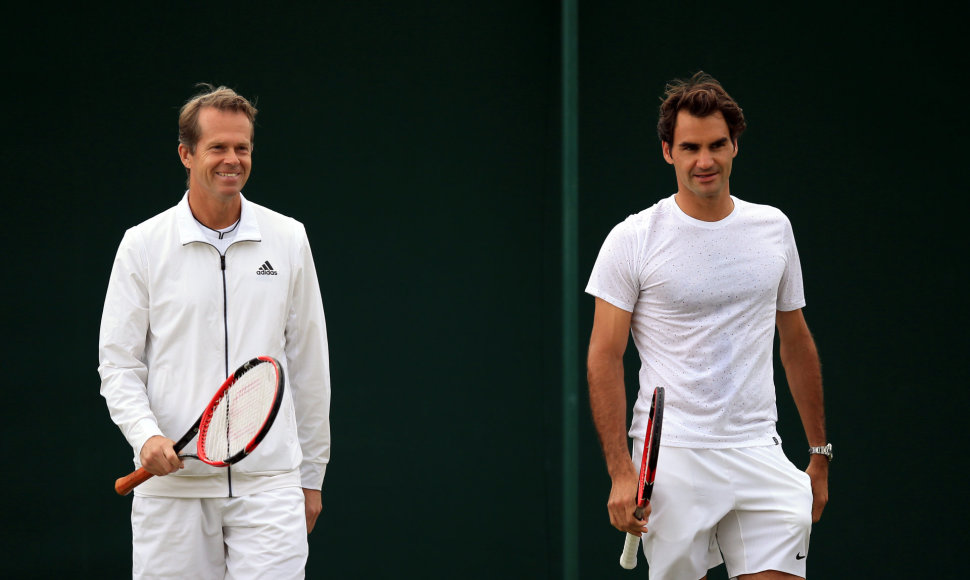 Stefanas Edbergas ir Rogeris Federeris