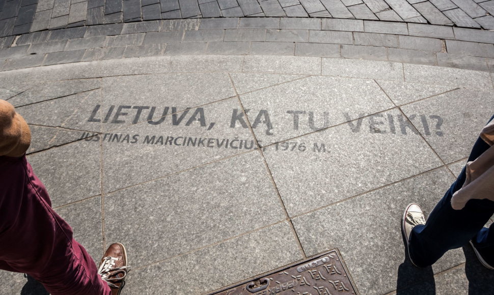 Per savaitgalį citatomis išmargintos Vilniaus erdvės