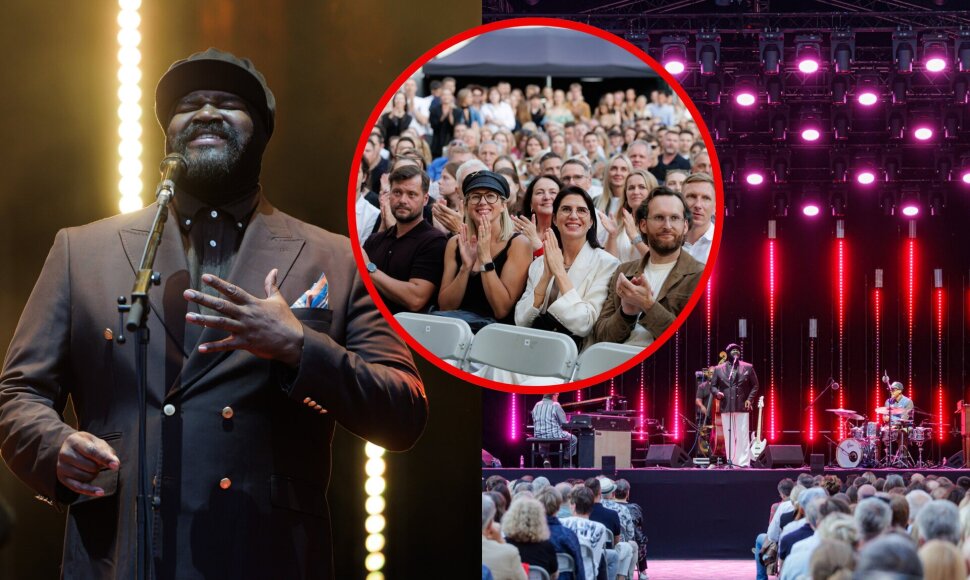 &bdquo;Grammy&ldquo; laureatas Gregory Porteris su grupe surengė koncertą Vilniuje