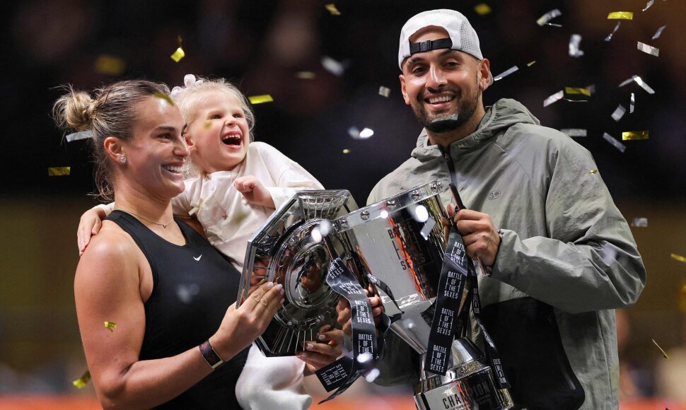 Aryna Sabalenka ir Nickas Kyrgiosas