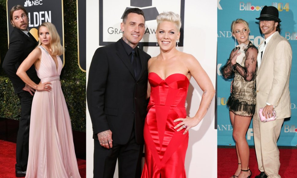 Daxas Shepardas ir Kristen Bell, Pink ir Carey Hartas, Britney Spears ir Kevinas Federline'as