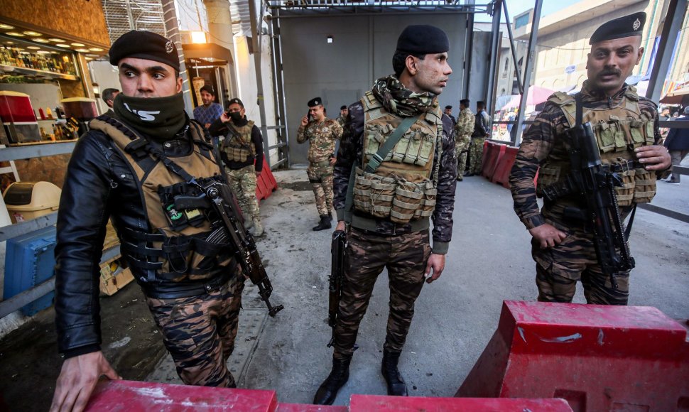 Irako saugumo pajėgos Bagdade