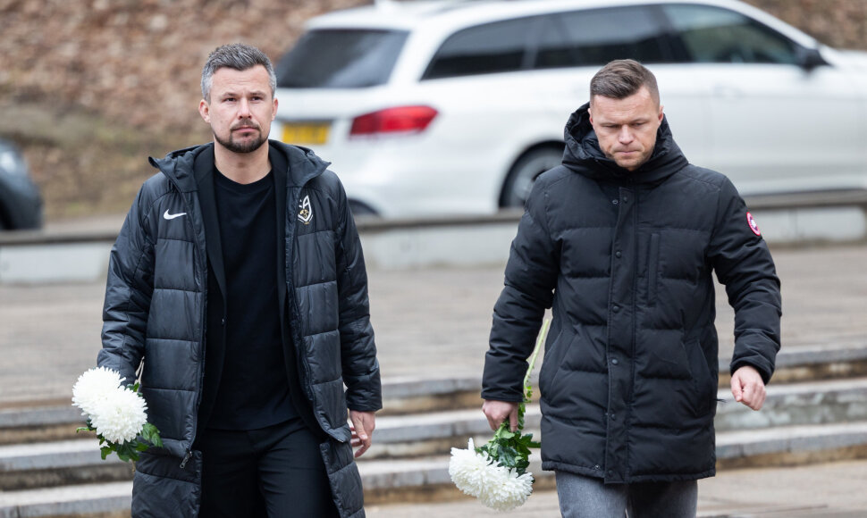 Atsisveikinimas su futbolininku Mantu Litvinu
