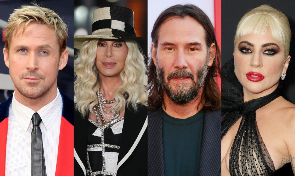 Ryanas Goslingas, Cher, Keanu Reevesas, Lady Gaga