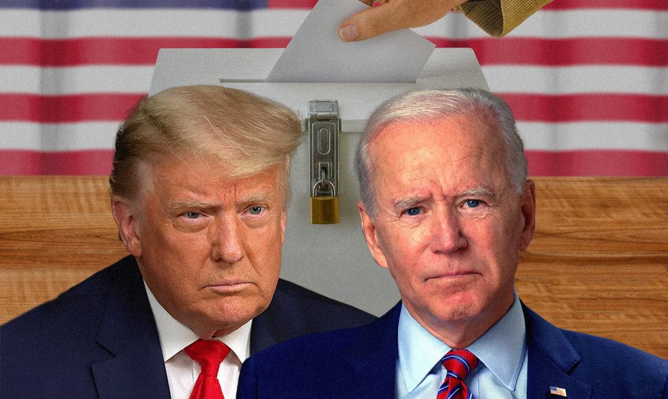 JAV prezidento rinkimai: Donaldas Trumpas ir Joe Bidenas