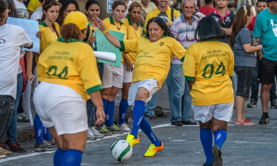 Prostitučių futbolo rungtynės Brazilijoje