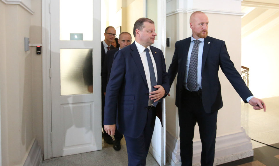 Ministras pirminininkas Saulius Skvernelis lankosi Vilniaus apygardos teisme