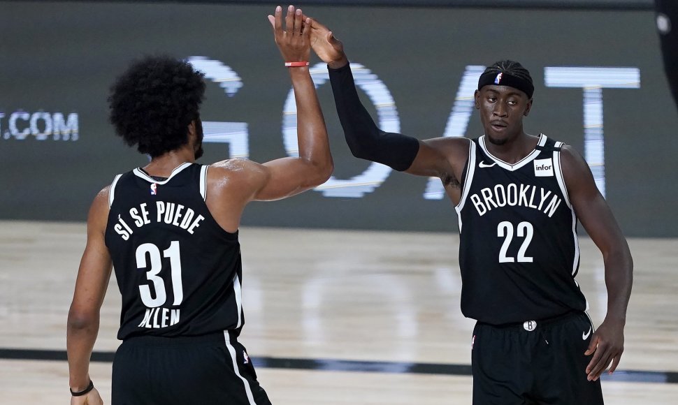 „Brooklyn Nets“ užsitikrino bilietą į NBA atkrintamąsias varžybas.