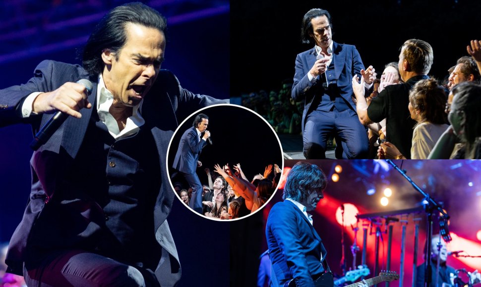 Nicko Cave‘o ir „The Bad Seeds“ koncerto Vilniuje akimirkos