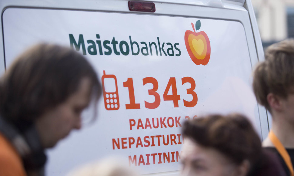 „Maisto banko“ akcijos savanorių išlydėtuvės