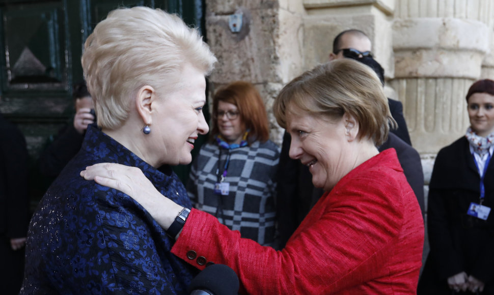 A.Merkel ir D.Grybauskaitė