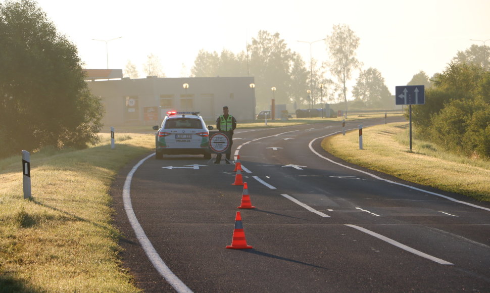 Kauno ir Šiaulių policija Kryžkalnyje surengė bendrą reidą