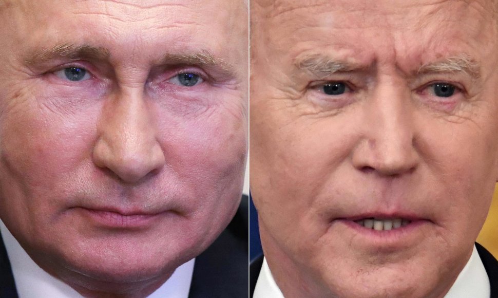 Vladimiras Putinas ir Joe Bidenas