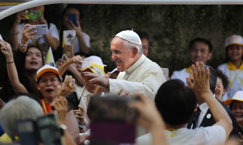 Popiežius Pranciškus Tailande