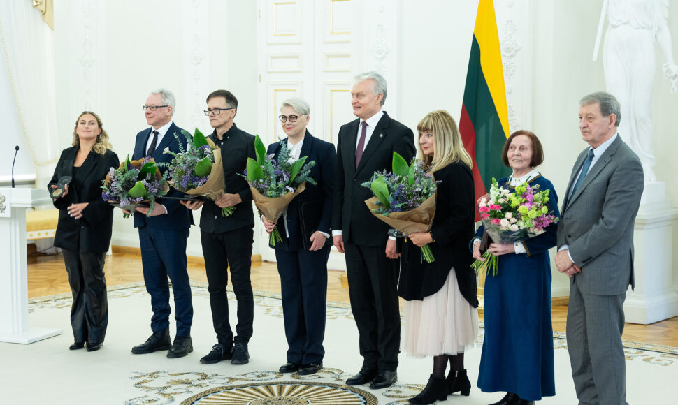 Prezidentas įteikė Nacionalines kultūros ir meno bei Jono Basanavičiaus premijas