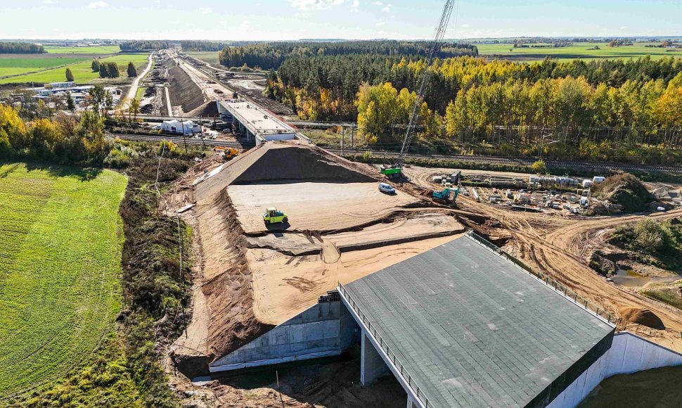 „Rail Baltica“ pagrindinės linijos statyba Lietuvoje