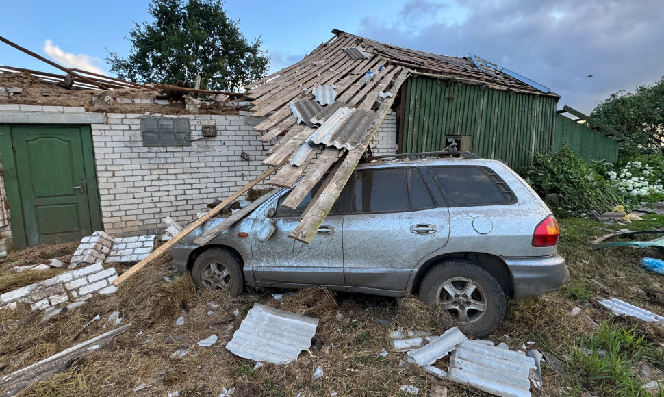 Viesulo padariniai Šiaulių rajone