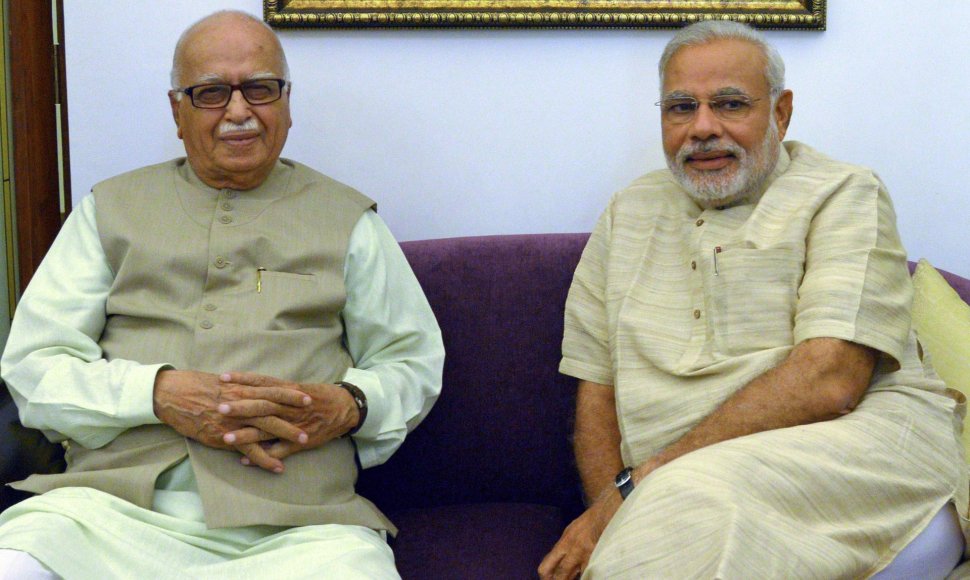 N.Modi ir L.K.Advani
