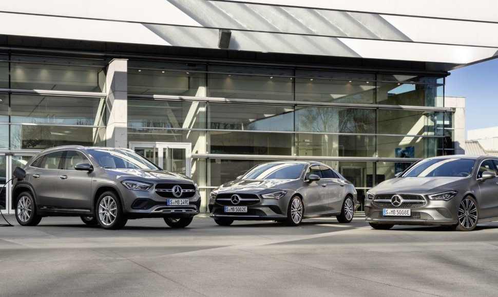 Naujieji Mercedes-Benz Plug-in hibridai