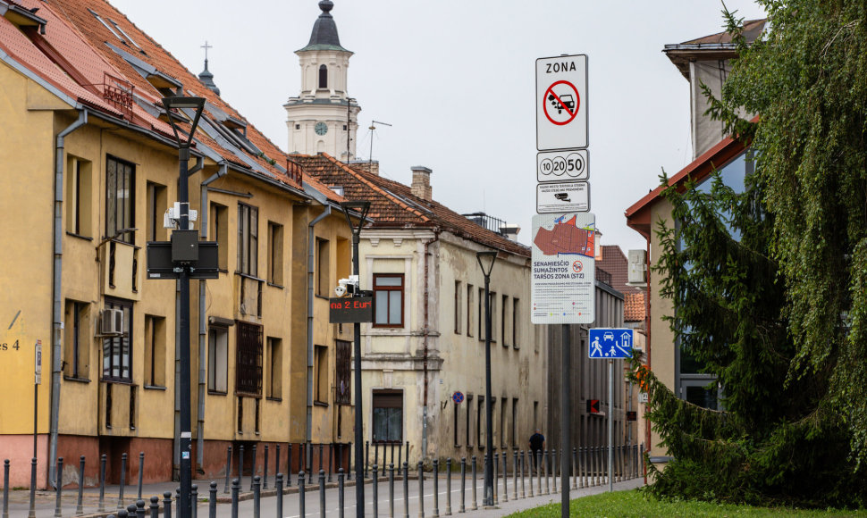 Sumažintos taršos zona Kauno senamiestyje