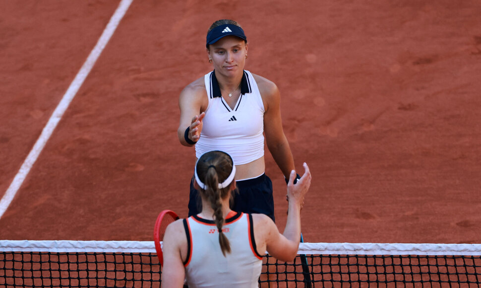Julija Starodubtseva ir Jelena Rybakina