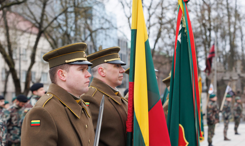 Šaulių vėliavos perdavimo ceremonija