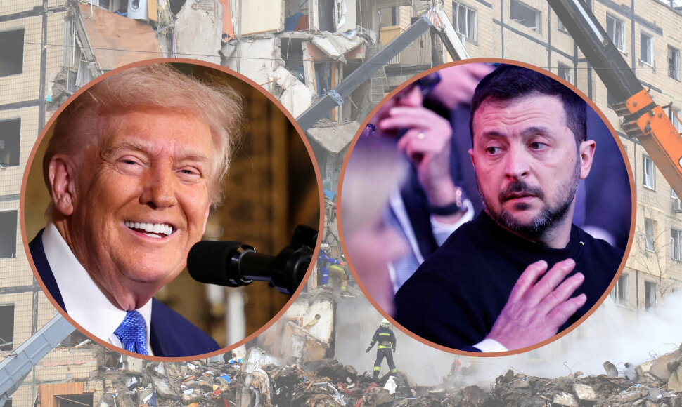 Donaldas Trumpas ir Volodymyras Zelenskis