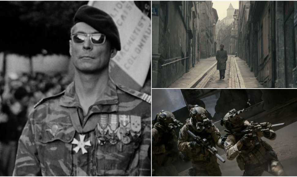 Kadrai iš filmų „The Battle of Algiers“, „Army of Shadows“, „Zero Dark Thirty“