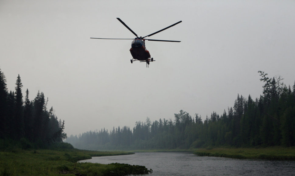 Asociatyvinė iliustracija: sraigtasparnis Mi-8