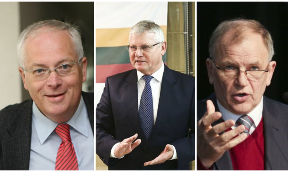 A.Vidžiūnas, V.Kvietkauskas ir V.Andriukaitis