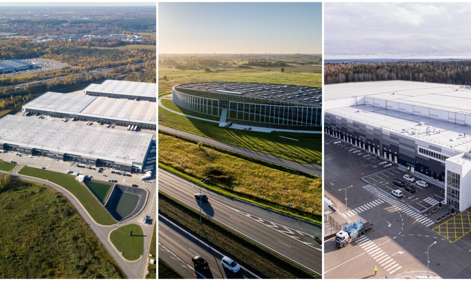 I&scaron; kairės &ndash; &bdquo;Sirin Park Gariūnai&ldquo; (Sirin development), &bdquo;VMG Technics R&D Park&ldquo; (VMG Technics), &bdquo;Lidl&ldquo; logistikos centras (Lidl)