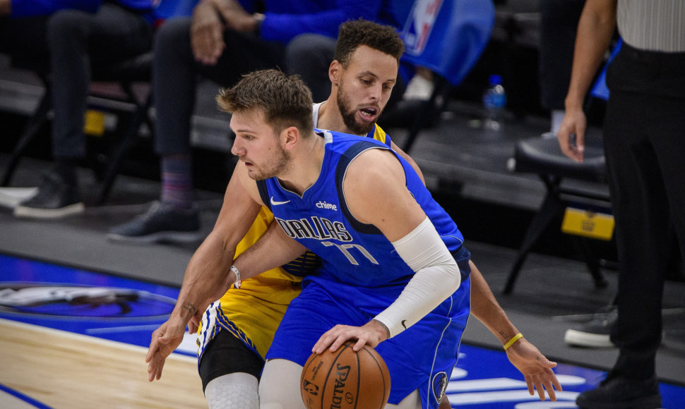 Luka Dončičius prieš Steheną Curry