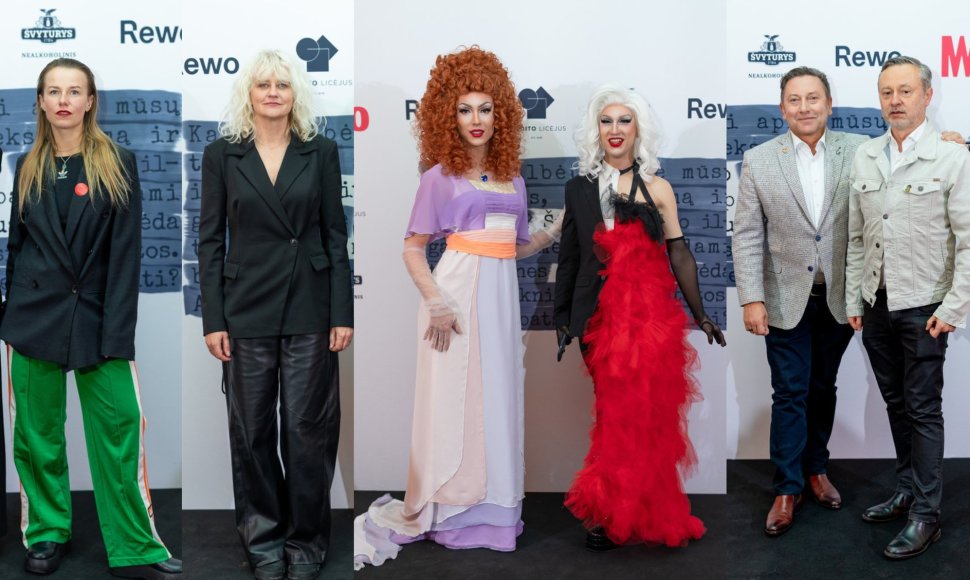 Neringa Rekašiūtė, Laura Paukštė, Drag karalienės, Vladimiras Simonko su draugu