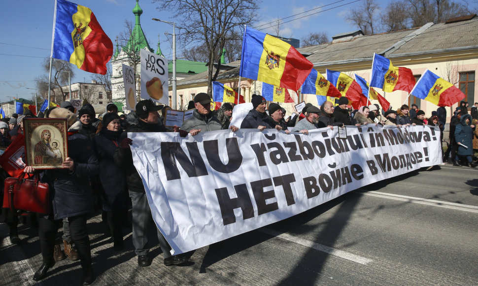 Protestai Moldovoje