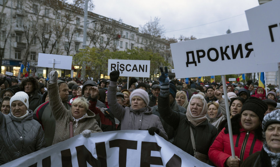 Protestai Moldovoje