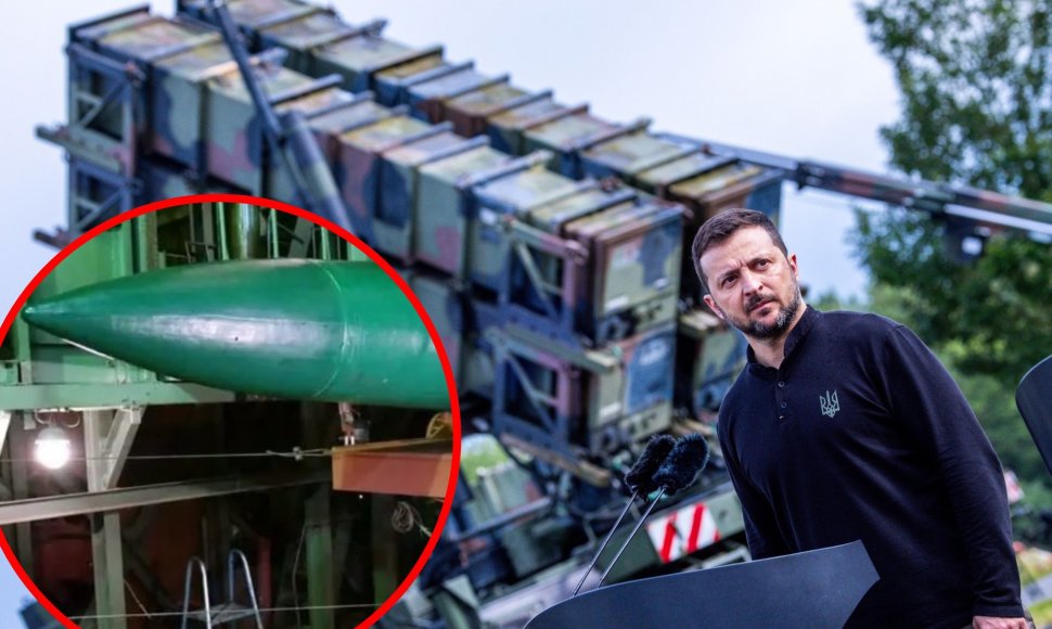 Volodymyras Zelenskis, priešraketinė sistema „Patriot“ ir raketa „Sapsan“