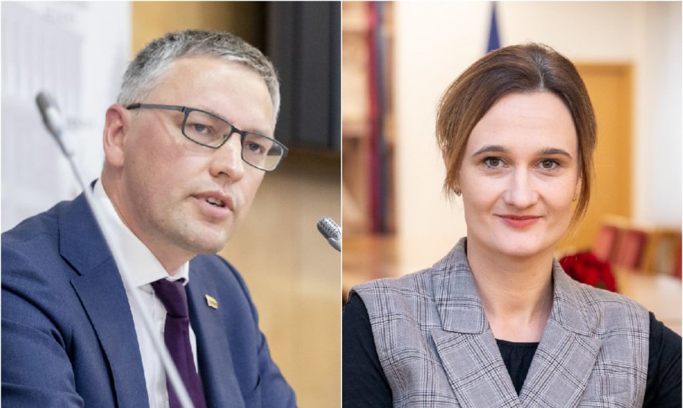 Vytautas Bakas ir Viktorija Čmilytė-Nielsen