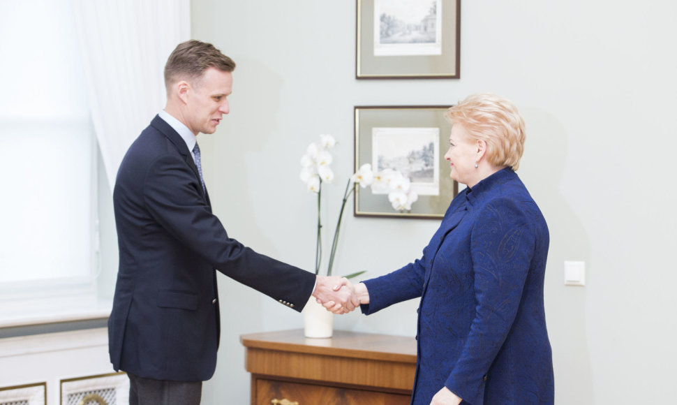Gabrielius Landsbergis ir Dalia Grybauskaitė