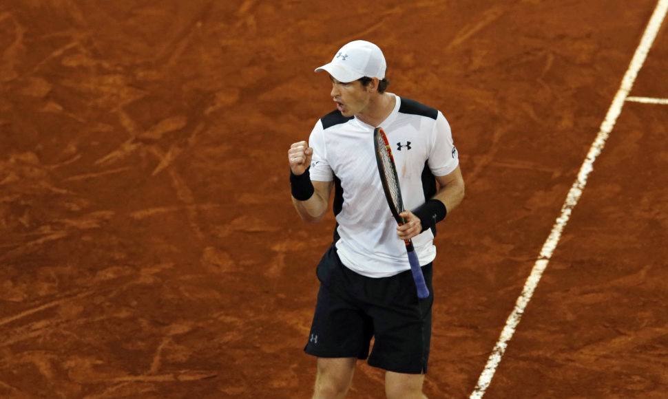 „Mutua Madrid Open“ ketvirtfinalis: Andy Murray – Tomašas Berdychas