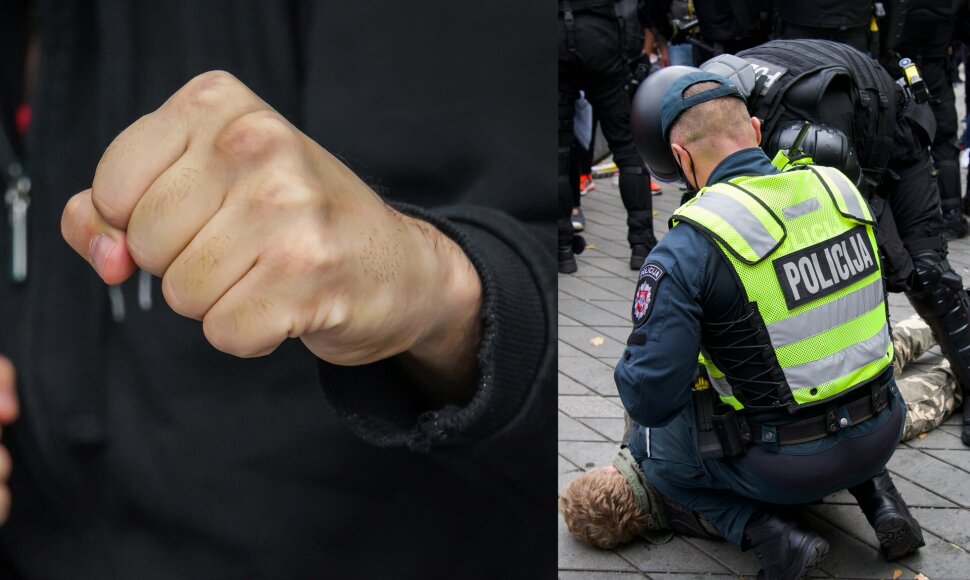Mu&scaron;tynės, policija