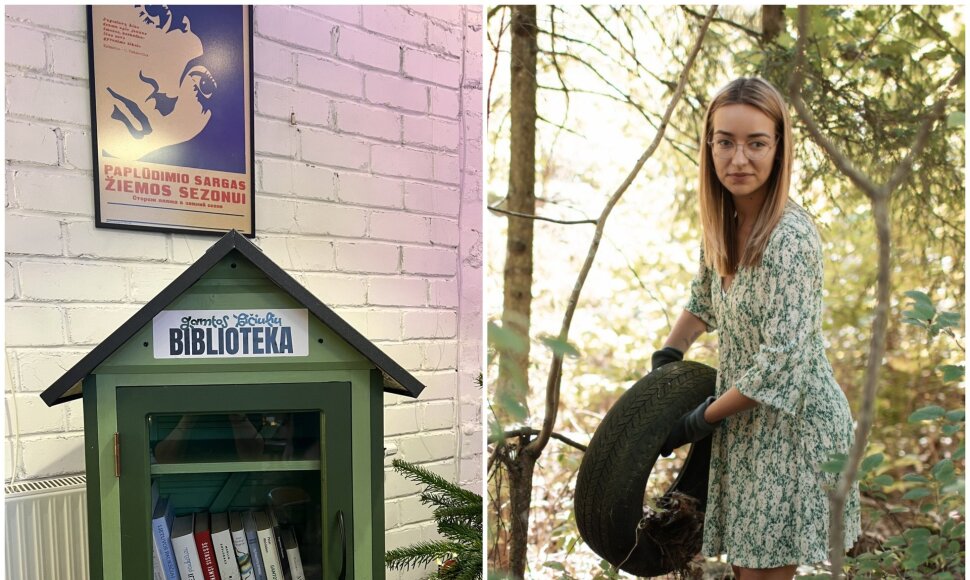 Rugilė ir jos inicijuota „Gamtos bičiulių biblioteka“
