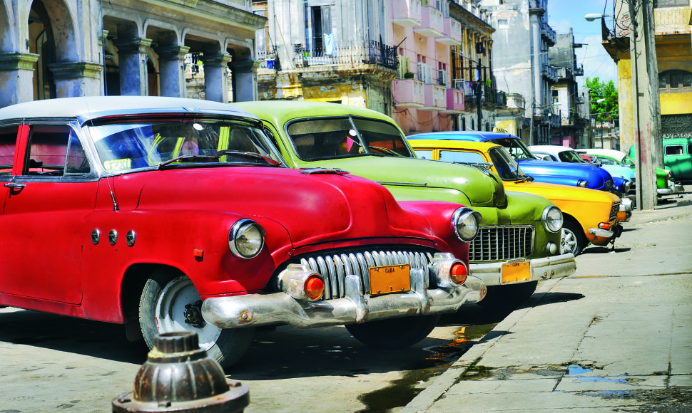 „Vintažinės“ Kubos mašinos