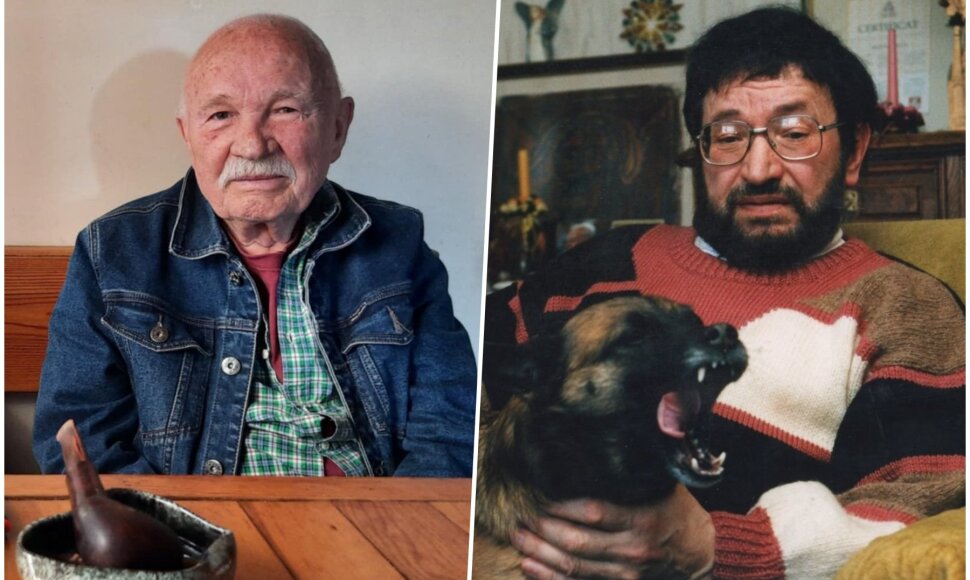 Petras Rep&scaron;ys ir Sigitas Geda
