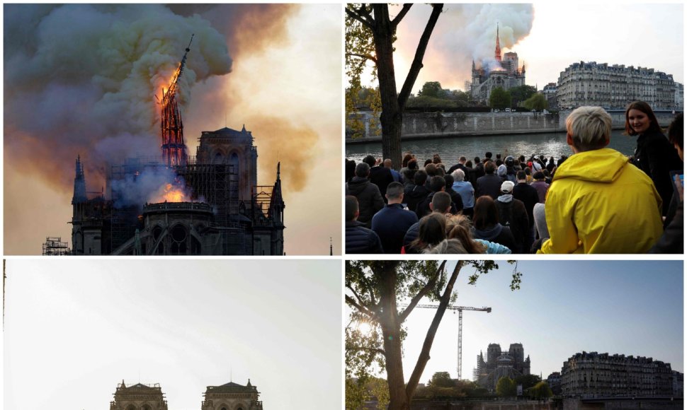 Paryžiaus Dievo Motinos katedra: 2019 m. gaisras ir 2020 m. balandis