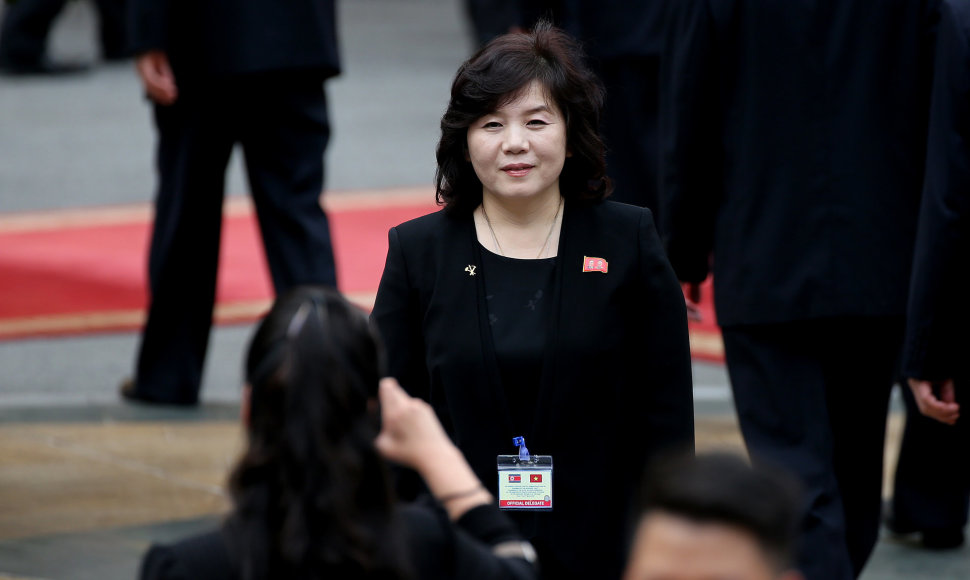 Šiaurės Korėjos užsienio reikalų ministrė Choe Son-hui