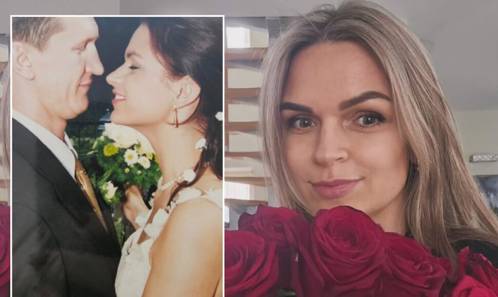 Nora Lapinskienė su vyru Jurgiu
