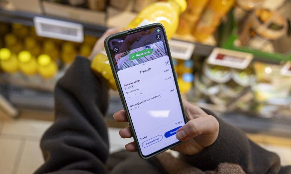&bdquo;Scan&Go&ldquo; programėlėje 